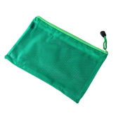 Zipper Mesh Pouch Multipurpose Travel Bag for Cosmetics Makeup Offices Supplies (25 x 16 cm)